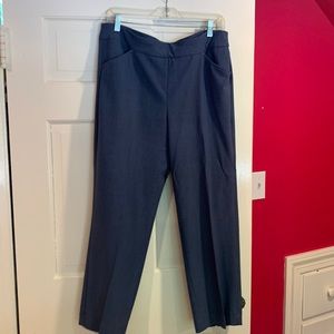 Ladies blue heather denim look pants